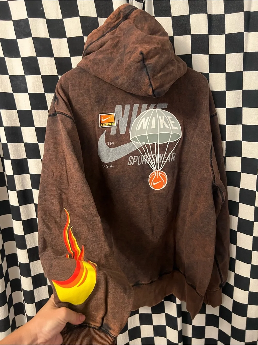 Nike Sportswear Pullover Hoodie Game Brown Have A NikeDay